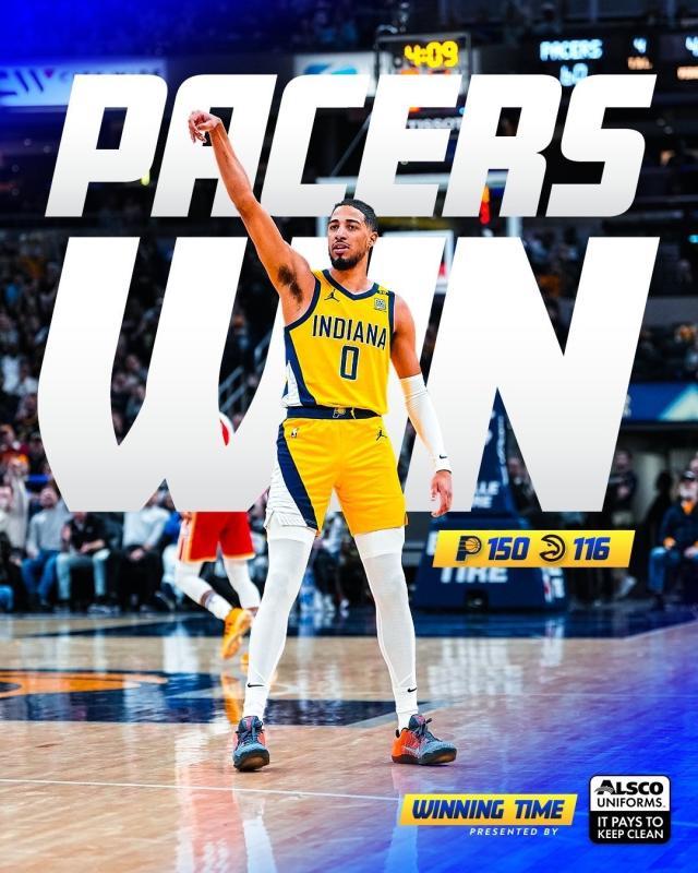 九游体育app下载-最强进攻！步行者50次助攻创新高 两战老鹰轰307分